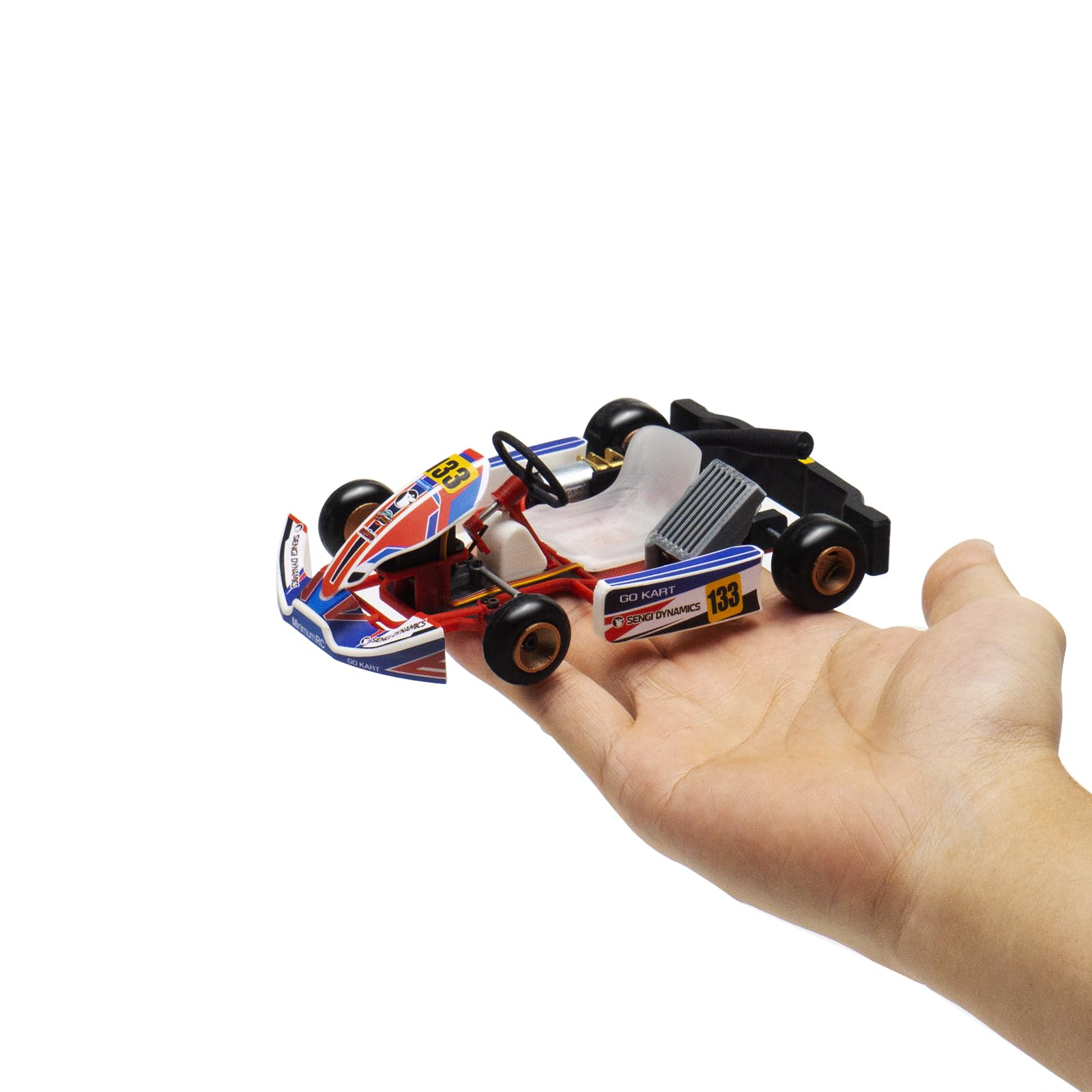 MinimumRC Sengi Kart-80 Mini RC Kart with Low Center of Gravity and Interlocking Steering Wheel (Unassembled)
MinimumRC Sengi Kart-80 Mini RC Kart with Low Center of Gravity and Interlocking Steering Wheel (Unassembled)