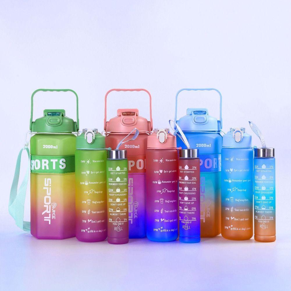 Large Capacity Leak Proof Colorful Cup Three Piece Set Fitness Sports Kettle Unisex Color 3
Large Capacity Leak Proof Colorful Cup Three Piece Set Fitness Sports Kettle Unisex Color 3