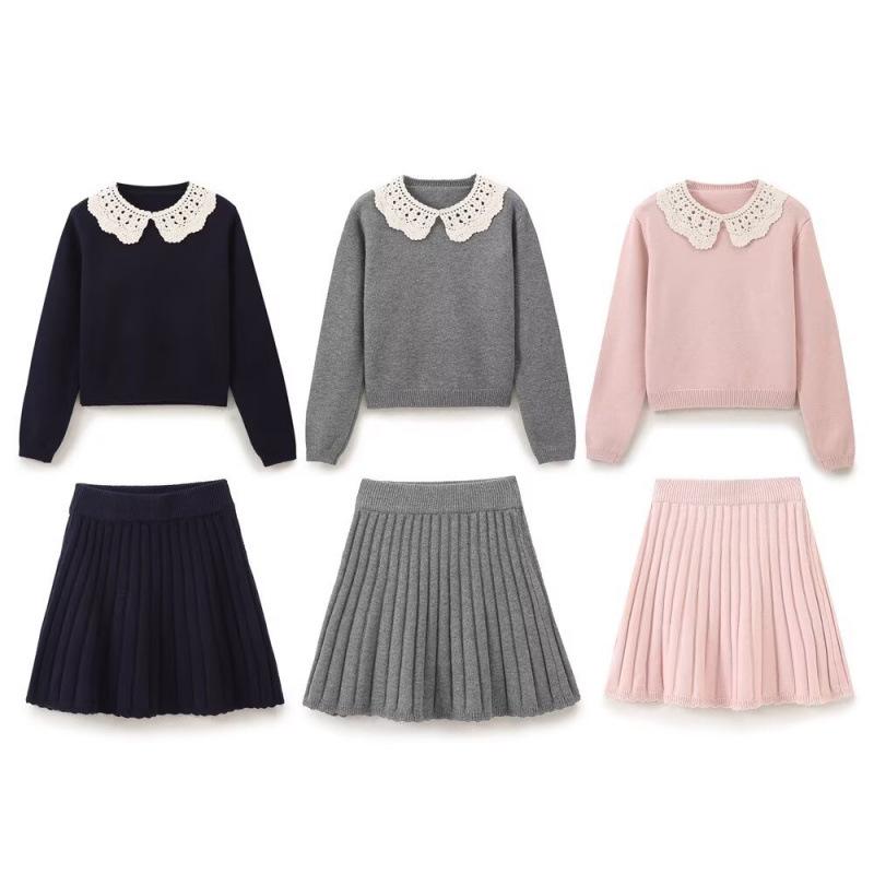 Autumn European & American Women s Color Block Crochet Collar Knit Sweater & Skirt Set Small
Autumn European & American Women s Color Block Crochet Collar Knit Sweater & Skirt Set Small
