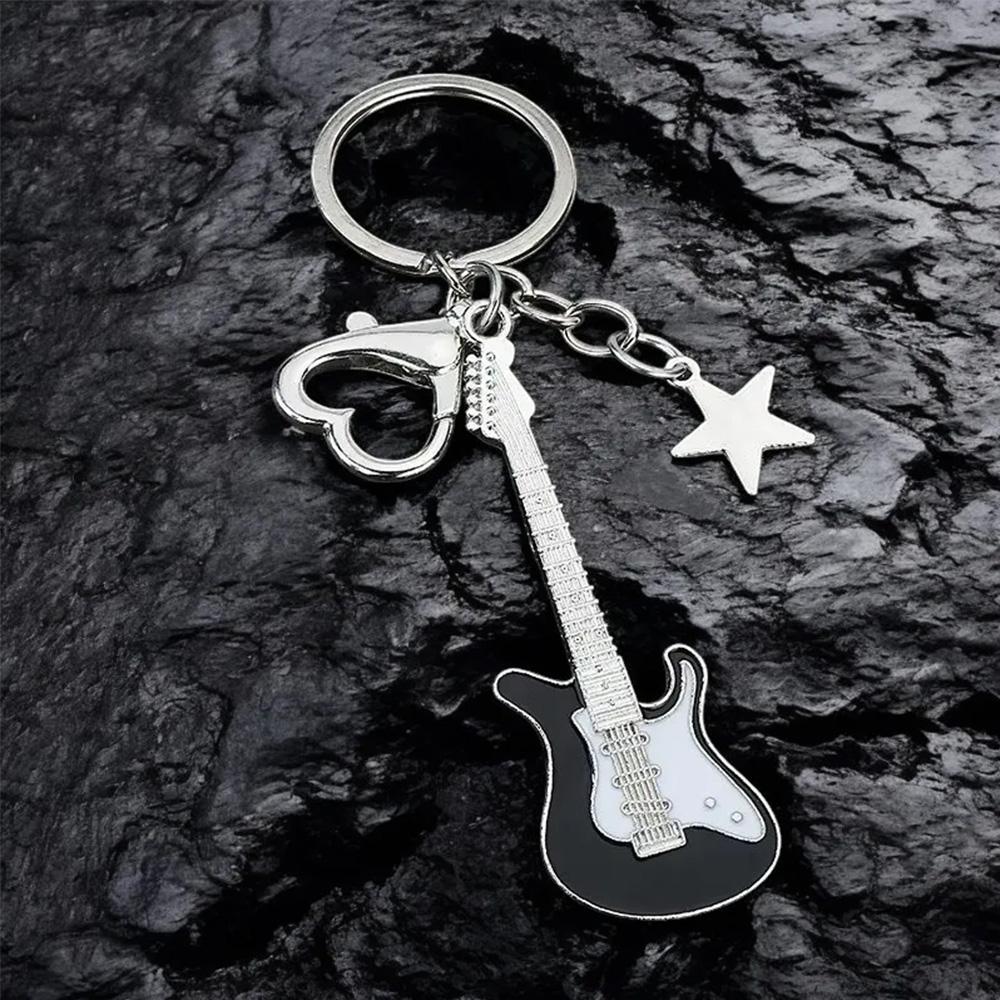 A Creative Classic Mini Rock Electronic Guitar-Shaped Key Chain Pendant Fashion Backpack Decorative Accessories Gift 10 cm чёрный
A Creative Classic Mini Rock Electronic Guitar-Shaped Key Chain Pendant Fashion Backpack Decorative Accessories Gift 10 cm чёрный