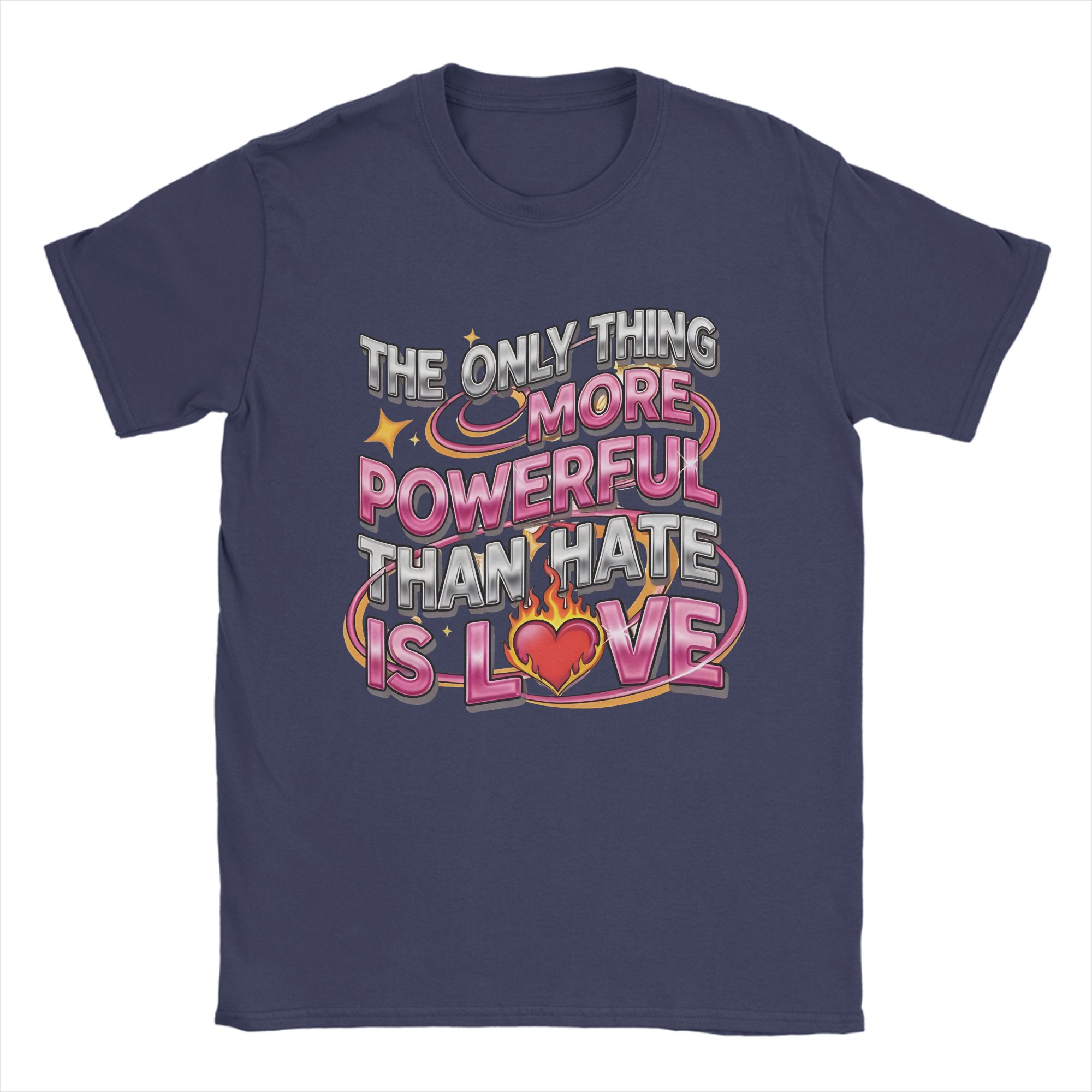 Unisex TShirts The Only Thing More Powerful Than Hate Is Love Crazy Pure Cotton Tees Short Sleeve T Shirt Crew Neck Clothing 4XL
Unisex TShirts The Only Thing More Powerful Than Hate Is Love Crazy Pure Cotton Tees Short Sleeve T Shirt Crew Neck Clothing 4XL