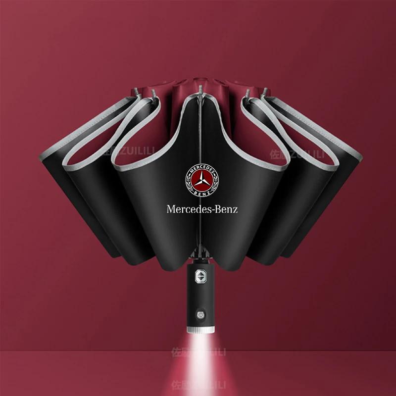 Mercedes Benz A B C E S Class AMG GLA GLB GLC GLE CLA CLS SLC GLS GLK SLK Vito Car Automatic Folding Windproof Sunshade Umbrella
Mercedes Benz A B C E S Class AMG GLA GLB GLC GLE CLA CLS SLC GLS GLK SLK Vito Car Automatic Folding Windproof Sunshade Umbrella