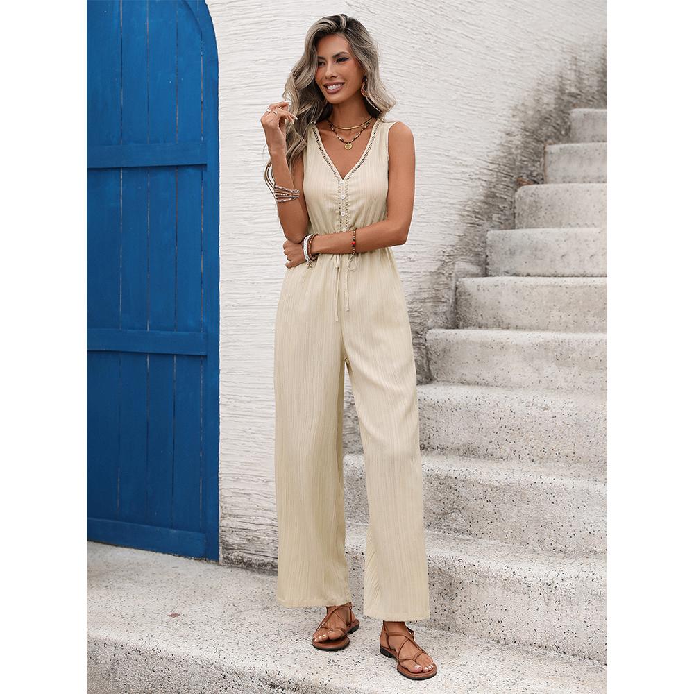 2026 New Vacation Casual Minimalist Style Jumpsuit Solid Color Sleeveless Jumpsuit S абрикосовый
2026 New Vacation Casual Minimalist Style Jumpsuit Solid Color Sleeveless Jumpsuit S абрикосовый