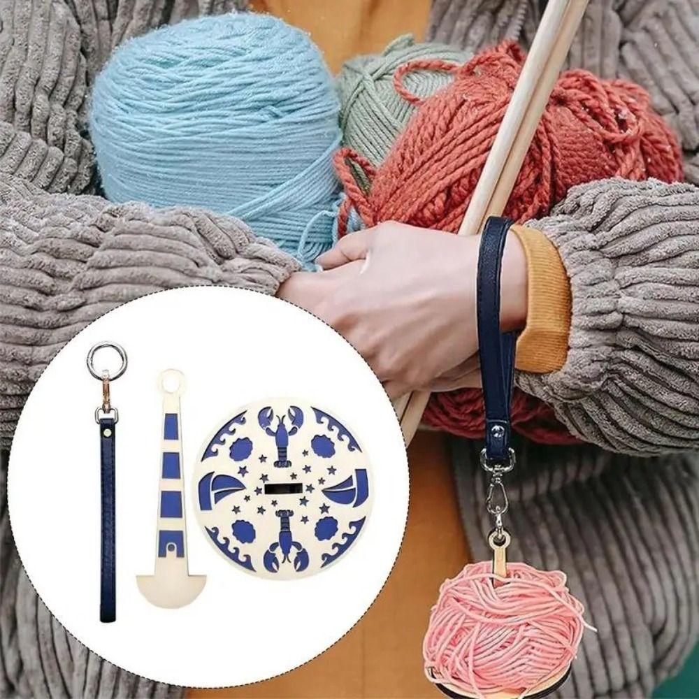 Кожаный ремешок на запястье Держатель пряжи Деревянный держатель для ниток Иглы для вязания крючком
Кожаный ремешок на запястье Держатель пряжи Деревянный держатель для ниток Иглы для вязания крючком