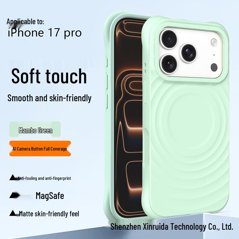 iPhone 17 Pro Max Wave Liquid Silicone Magnetic Case - Solid Color, Drop-Proof Protection 16 Pro
iPhone 17 Pro Max Wave Liquid Silicone Magnetic Case - Solid Color, Drop-Proof Protection 16 Pro