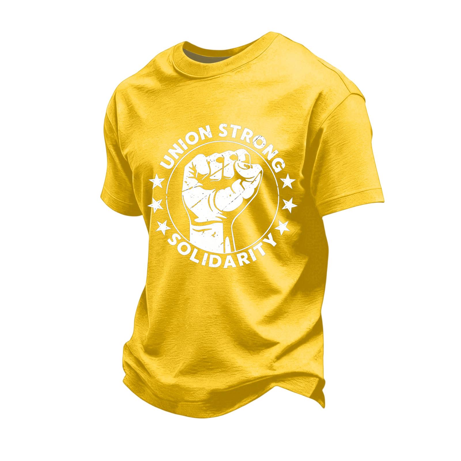 Men s Loose Fit Casual Short Sleeve T Shirt Labor Day Printed Graphic Tee Crew Neck Comfortable Cotton Blend Shirt for Everyday Wear XL жовтий
Men s Loose Fit Casual Short Sleeve T Shirt Labor Day Printed Graphic Tee Crew Neck Comfortable Cotton Blend Shirt for Everyday Wear XL жовтий