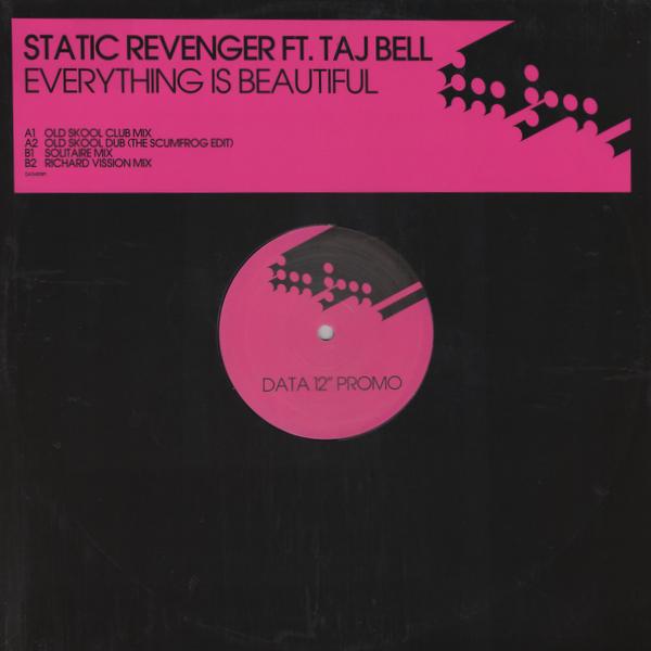 12inch Record STATIC REVENGER FT. TAJ BELL Everything Is Beautiful DATA193P1 Data Records 2008 UK Dance Electronica Used
12inch Record STATIC REVENGER FT. TAJ BELL Everything Is Beautiful DATA193P1 Data Records 2008 UK Dance Electronica Used