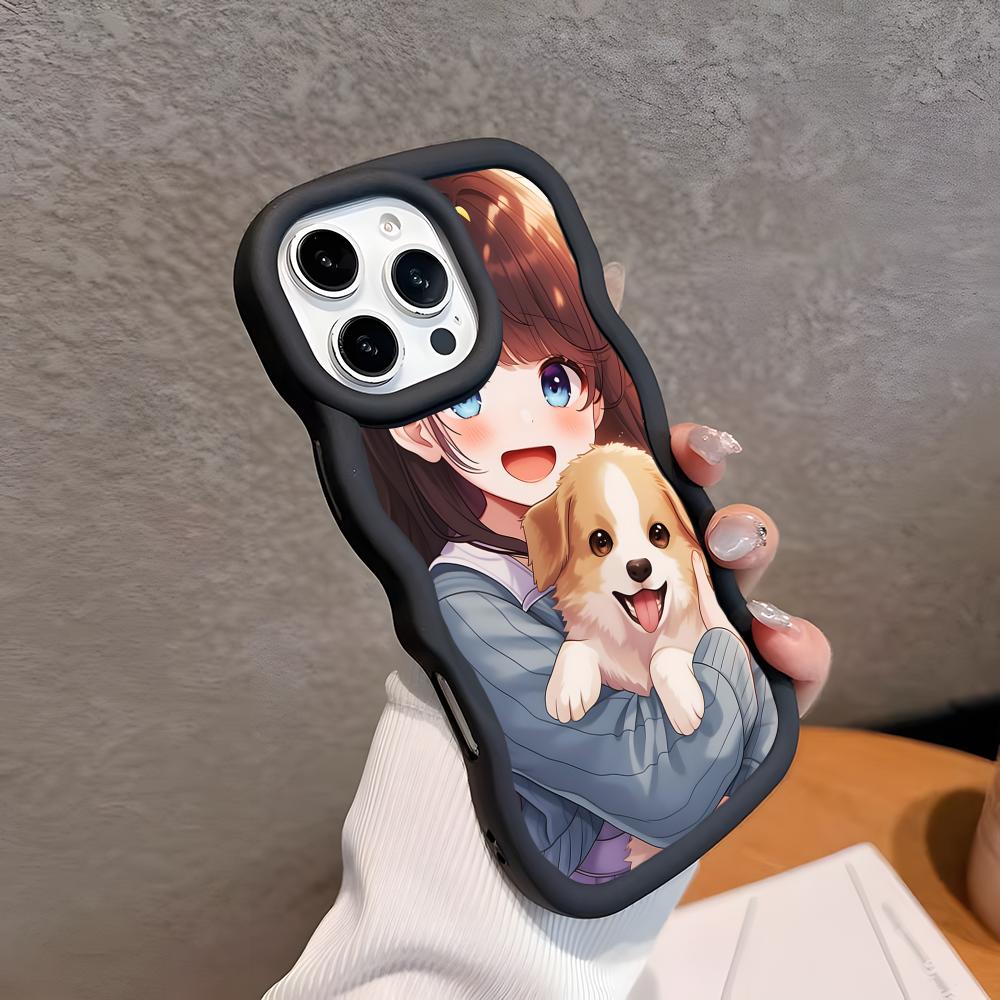 Girl Dog Puppy Wavy Edge TPU Mobile Phone Case for iPhone 17 16 15 14 13 12 11 Air Pro Max Plus Colorful Cover iPhone Air
Girl Dog Puppy Wavy Edge TPU Mobile Phone Case for iPhone 17 16 15 14 13 12 11 Air Pro Max Plus Colorful Cover iPhone Air