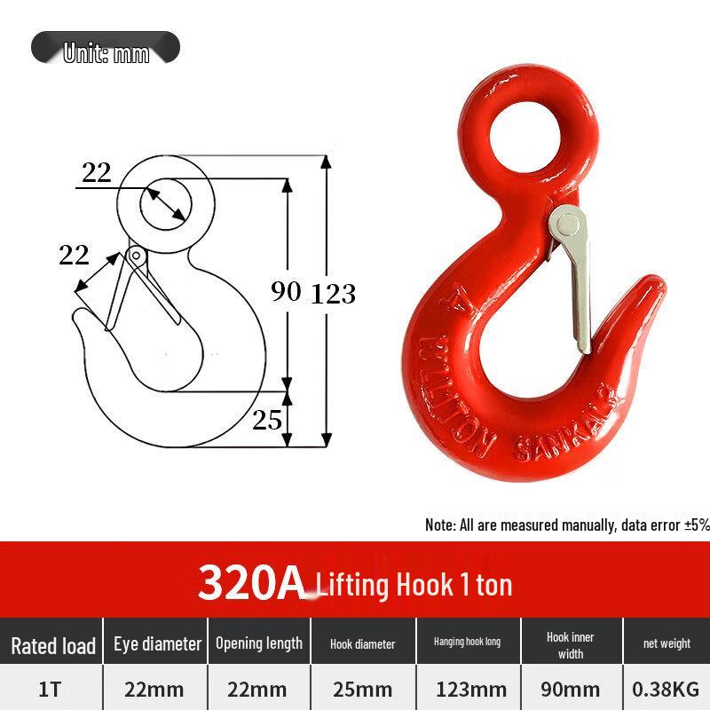 320A Heavy Duty Lifting Crane Hook
320A Heavy Duty Lifting Crane Hook