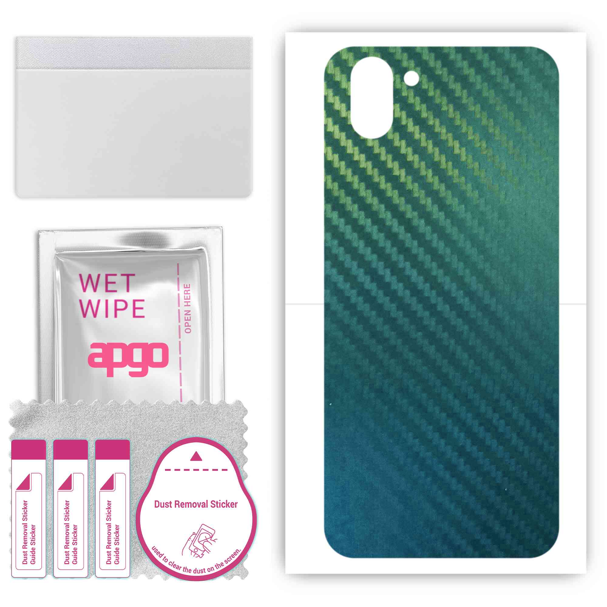 apgo Protective Skin Sticker for the back compatible with Sharp Aquos R2, Wrap Film, Foil, Vinyl - Pattern Carbon Chameleon CAKA1
apgo Protective Skin Sticker for the back compatible with Sharp Aquos R2, Wrap Film, Foil, Vinyl - Pattern Carbon Chameleon CAKA1