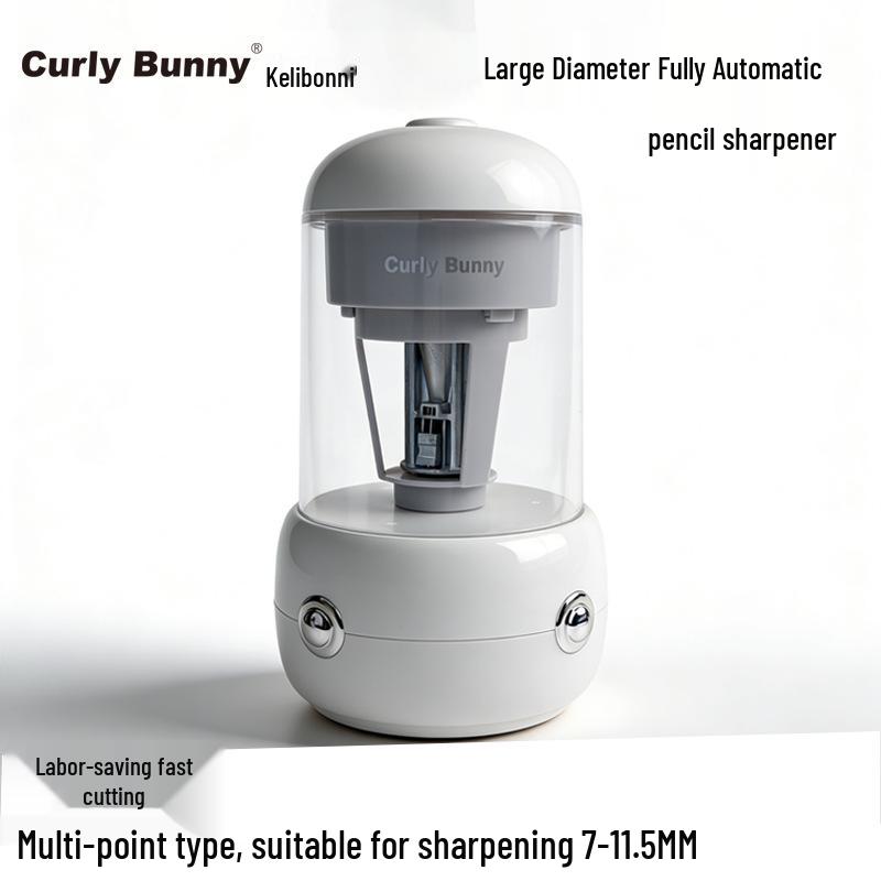 Curly Bunny Automatic Large Caliber Electric Pencil Sharpener for Thick and Thin Student Pencils
Curly Bunny Automatic Large Caliber Electric Pencil Sharpener for Thick and Thin Student Pencils