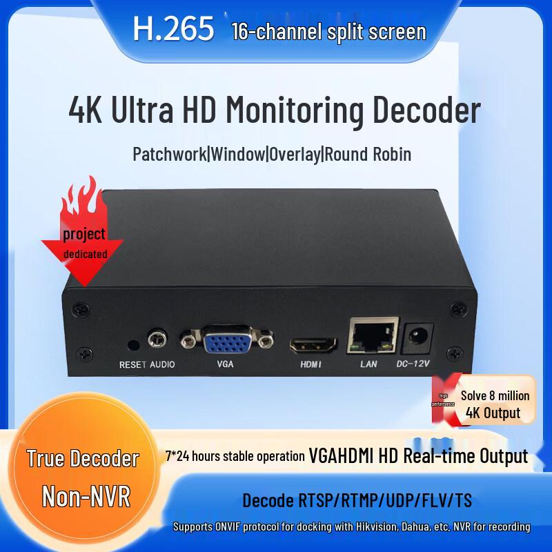 16-Channel Conference A/V Decoder for Video Walls (CN version)
16-Channel Conference A/V Decoder for Video Walls (CN version)