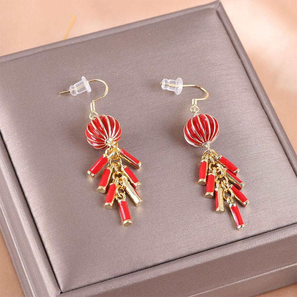 Niche Design Women Dangle Earrings Chinese Style Earrings Fashion Hoop Earrings Jewelry Accessories B
Niche Design Women Dangle Earrings Chinese Style Earrings Fashion Hoop Earrings Jewelry Accessories B