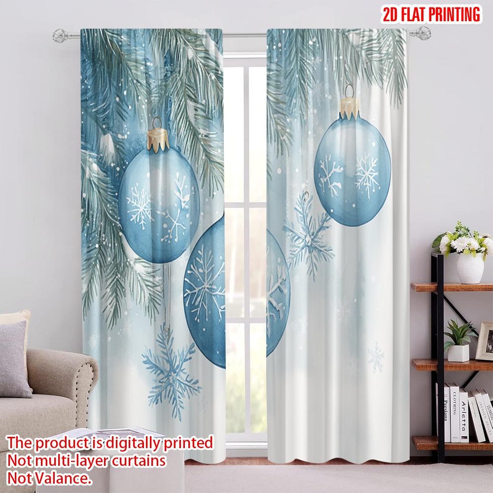 2pcs,2D plane printing Window Curtain Blue Christmas Ornaments Snowflakes_a (3) Versatile 100% Polyester (without rod) Holiday 52.50 × 116.00 cm 2 pcs
2pcs,2D plane printing Window Curtain Blue Christmas Ornaments Snowflakes_a (3) Versatile 100% Polyester (without rod) Holiday 52.50 × 116.00 cm 2 pcs
