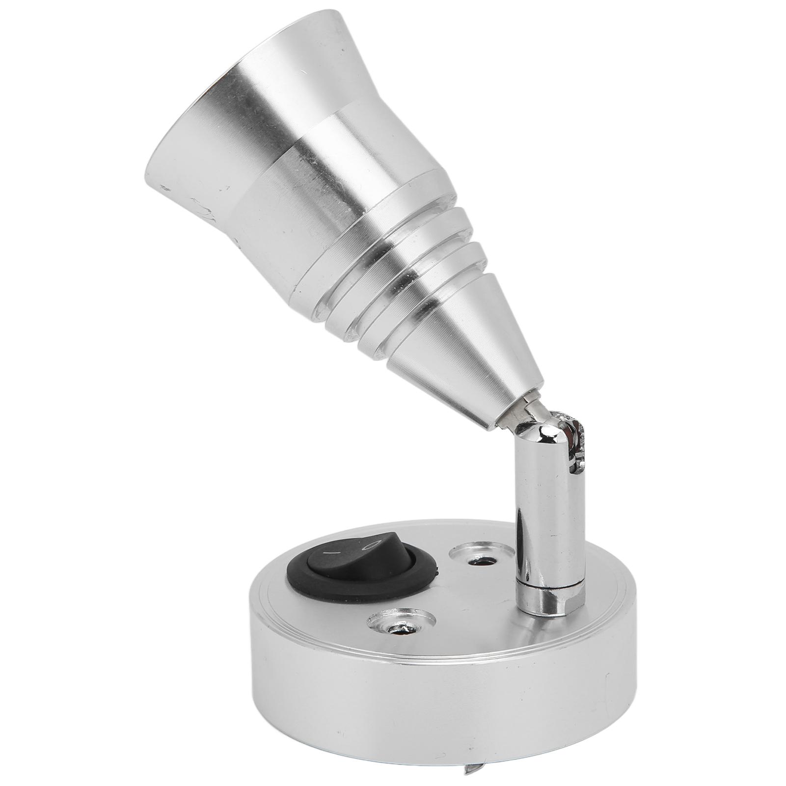 Светодиодный светильник для чтения в доме на колесах 12 В 3 Вт Гибкий интерьер с выключателем для грузовика, прицепа, лодки, яхты, каравана Серебристый корпус Теплый белый Warm White Light 2700‑3200k
Светодиодный светильник для чтения в доме на колесах 12 В 3 Вт Гибкий интерьер с выключателем для грузовика, прицепа, лодки, яхты, каравана Серебристый корпус Теплый белый Warm White Light 2700‑3200k