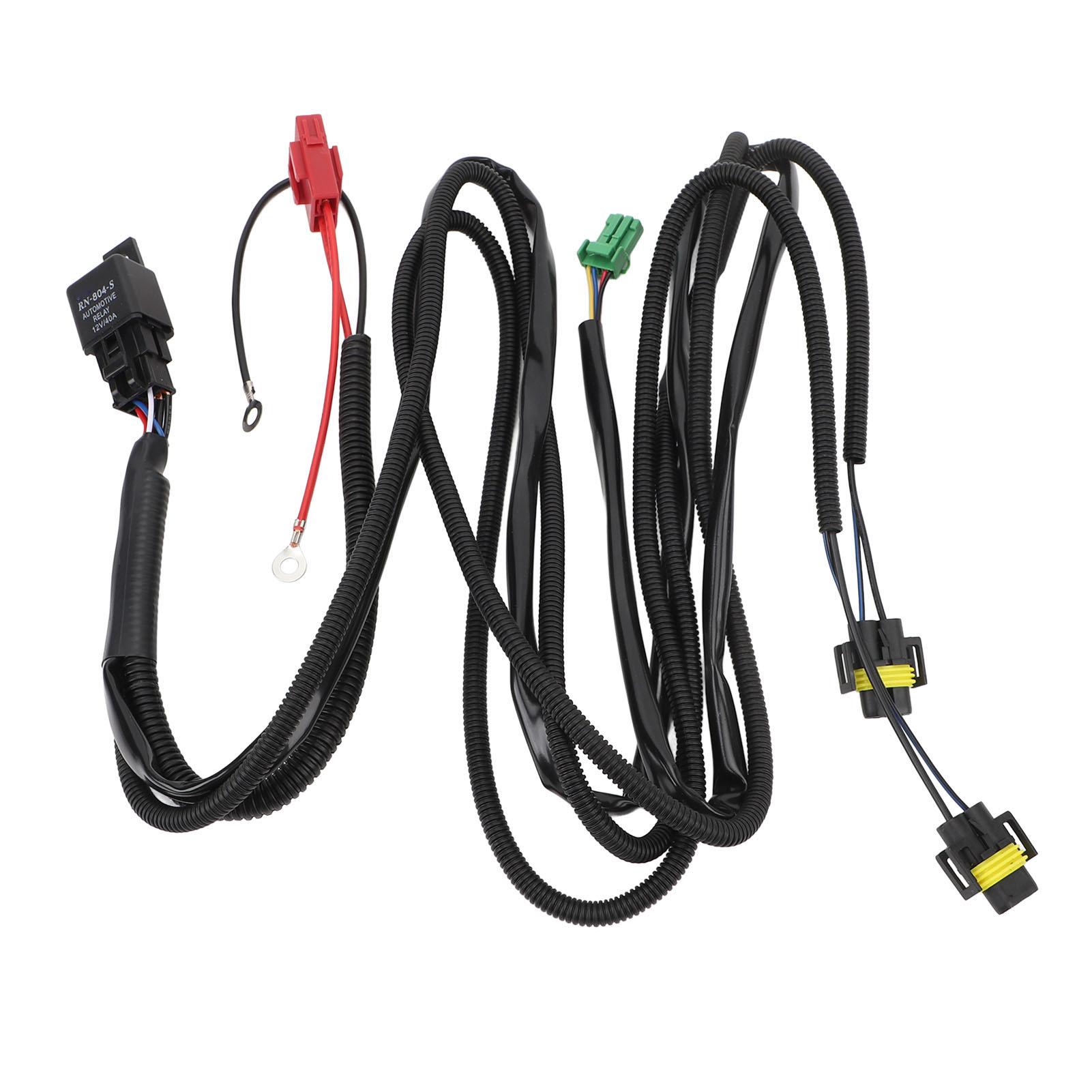 Комплект проводки переключателя противотуманных фар Жгут проводов переключателя с реле 40А для Land Cruiser RAV4 Corolla Yaris Highlander DC12V
Комплект проводки переключателя противотуманных фар Жгут проводов переключателя с реле 40А для Land Cruiser RAV4 Corolla Yaris Highlander DC12V