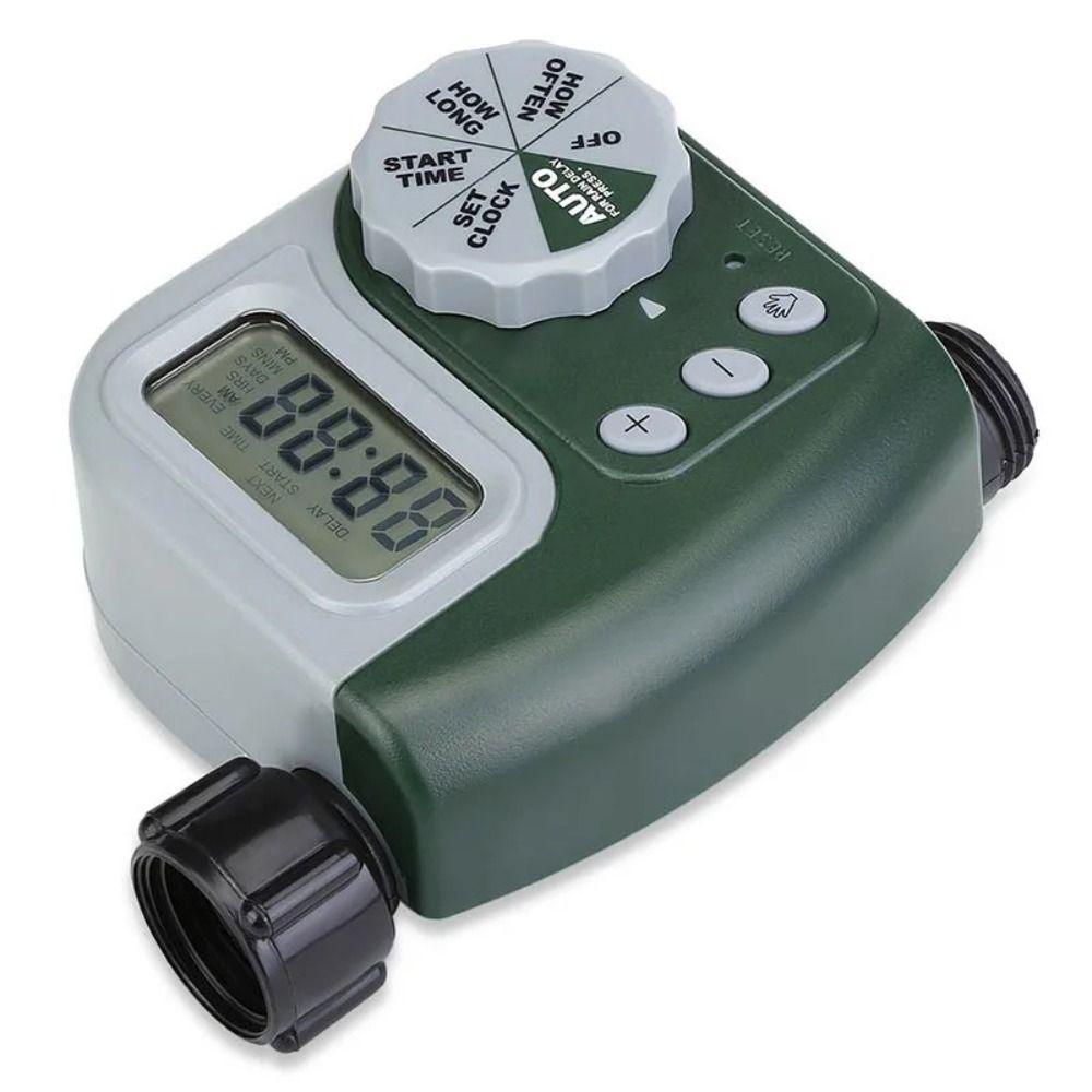 Automatic Timer Irrigation Controller Digital Display Sprinkler Timer Garden Tools сірий
Automatic Timer Irrigation Controller Digital Display Sprinkler Timer Garden Tools сірий