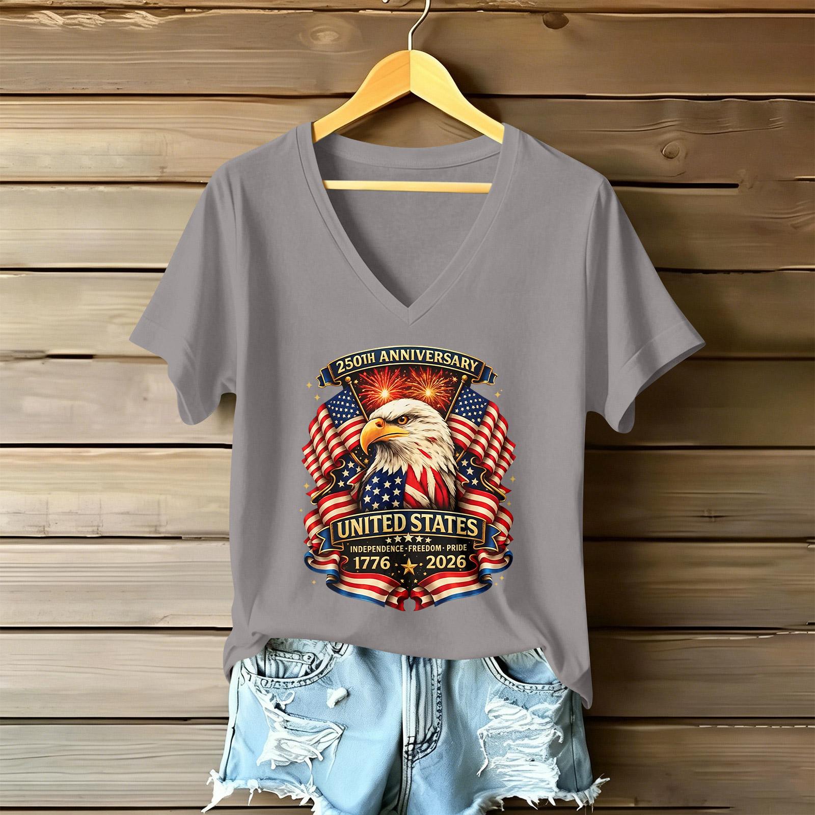Women Casual V Neck Short Sleeve T Shirt Lightweight Soft Fabric Relaxed Fit Graphic Tee for Everyday Wear XXL
Women Casual V Neck Short Sleeve T Shirt Lightweight Soft Fabric Relaxed Fit Graphic Tee for Everyday Wear XXL