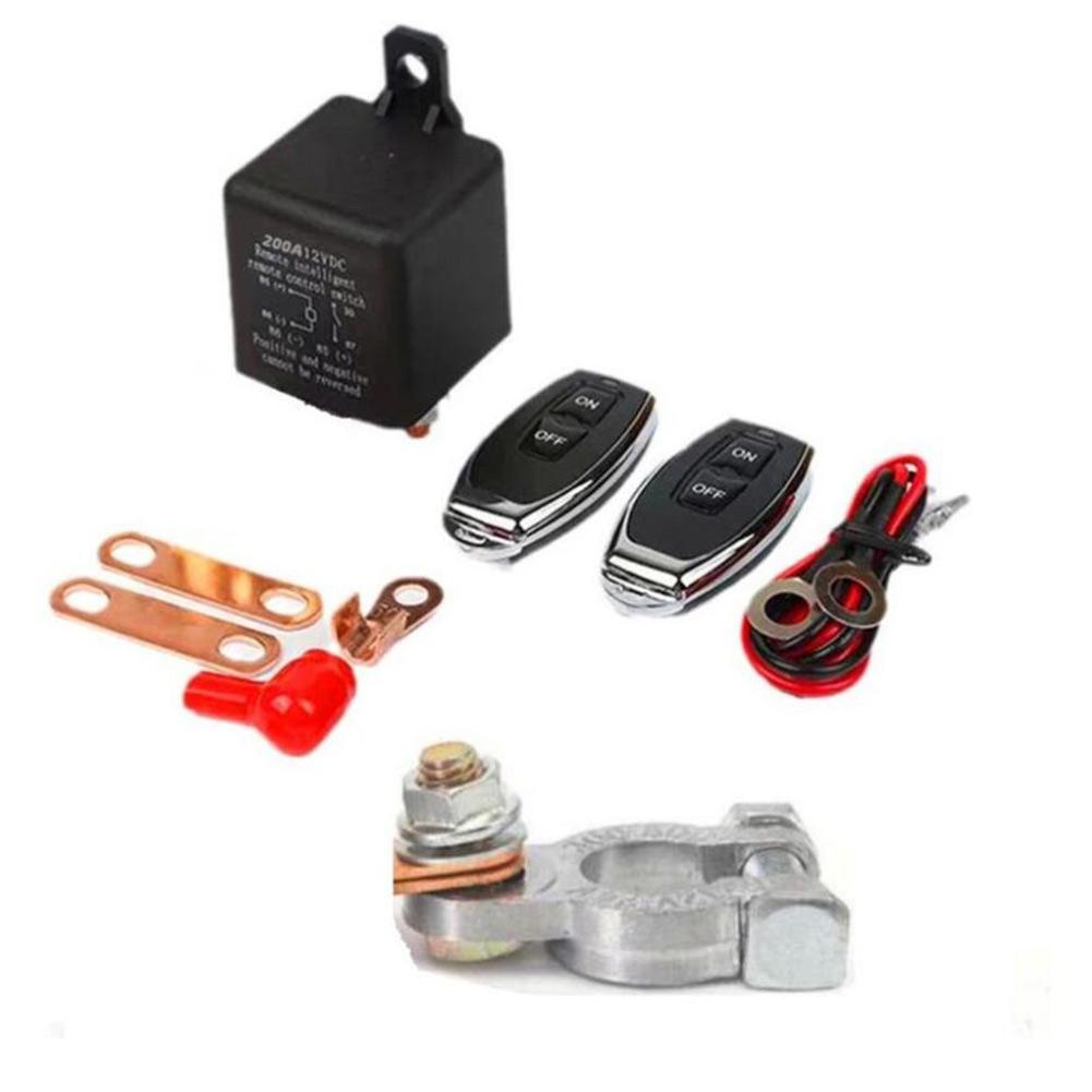 1 Set 12V 200A Remote Control Car Battery Circuit Breaker With 2 Keys Leak-proof Automotive Power-off Switch Relay
1 Set 12V 200A Remote Control Car Battery Circuit Breaker With 2 Keys Leak-proof Automotive Power-off Switch Relay