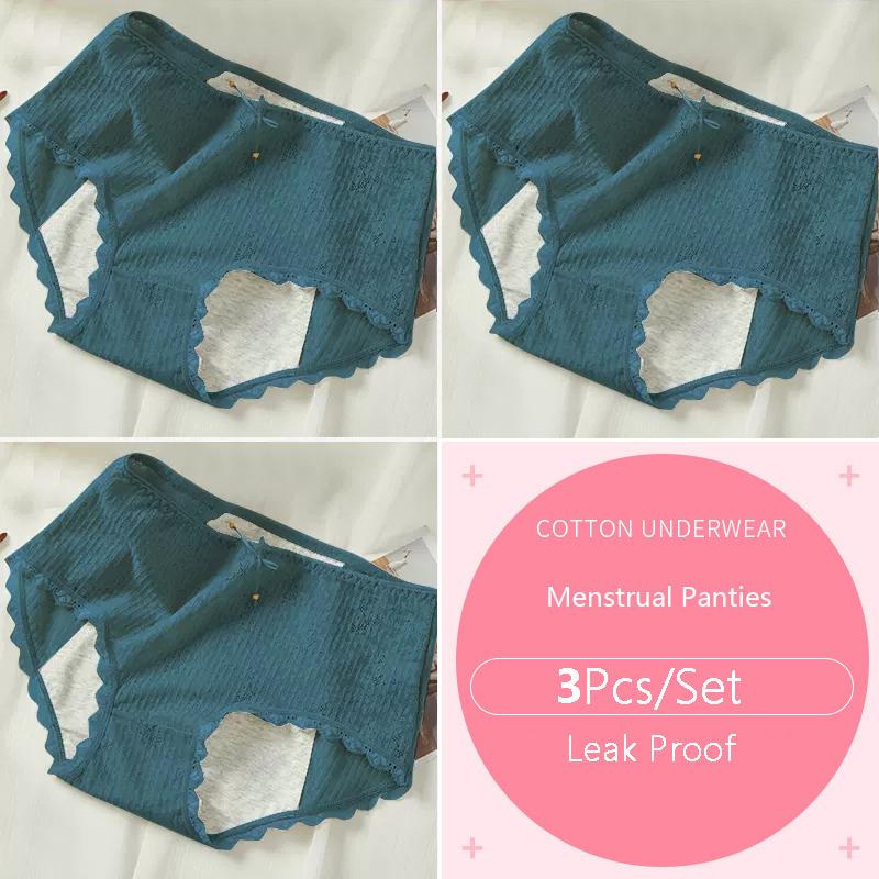 3 шт./компл. герметичные женские менструальные трусики дышащее хлопковое нижнее белье женские физиологические брюки гигиенические XL
3 шт./компл. герметичные женские менструальные трусики дышащее хлопковое нижнее белье женские физиологические брюки гигиенические XL