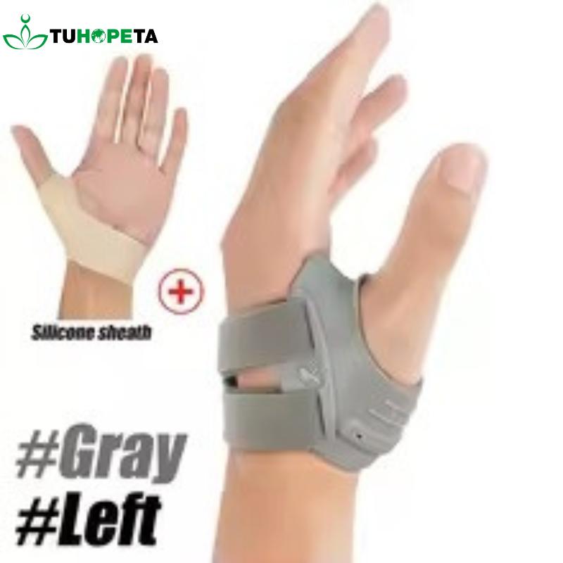 Tuhopeta Thumb Support Brace CMC Joint Stabilizer Orthosis Spica Splint for Osteoarthritis Tendonitis Arthritis Pain Relief L
Tuhopeta Thumb Support Brace CMC Joint Stabilizer Orthosis Spica Splint for Osteoarthritis Tendonitis Arthritis Pain Relief L