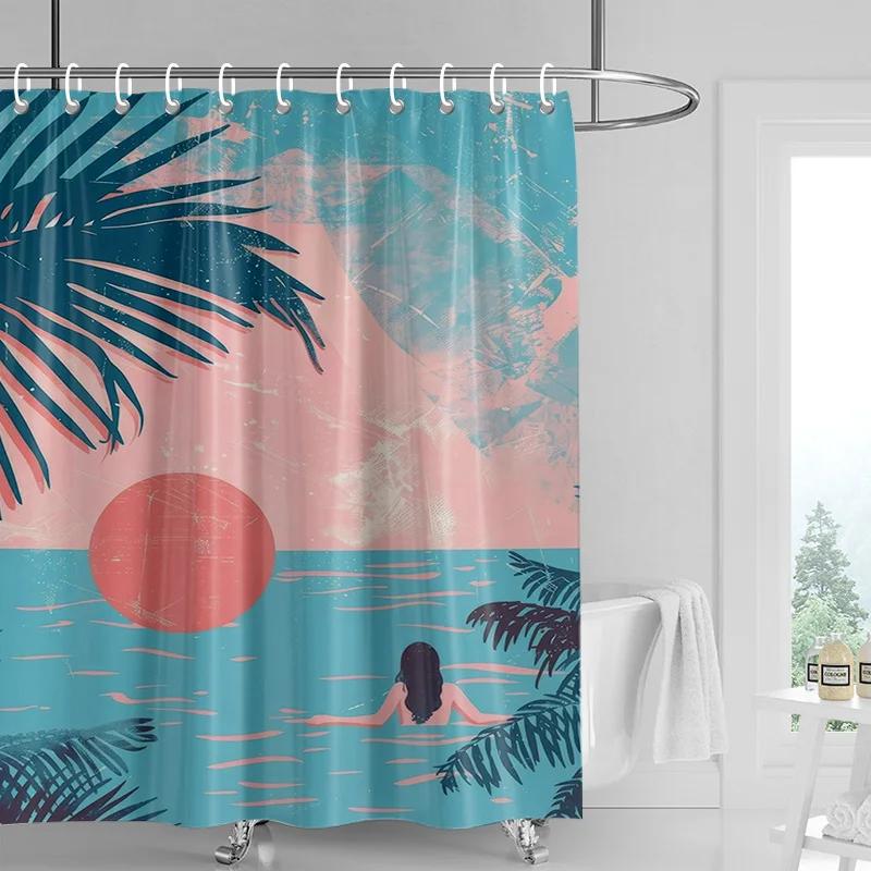 Nordic Minimalist Figure Illustration Shower Curtain Hotel Homestay Bathroom Partition Curtain Waterproof And Moisture-Proof W60H190(CM)-1 Pcs
Nordic Minimalist Figure Illustration Shower Curtain Hotel Homestay Bathroom Partition Curtain Waterproof And Moisture-Proof W60H190(CM)-1 Pcs