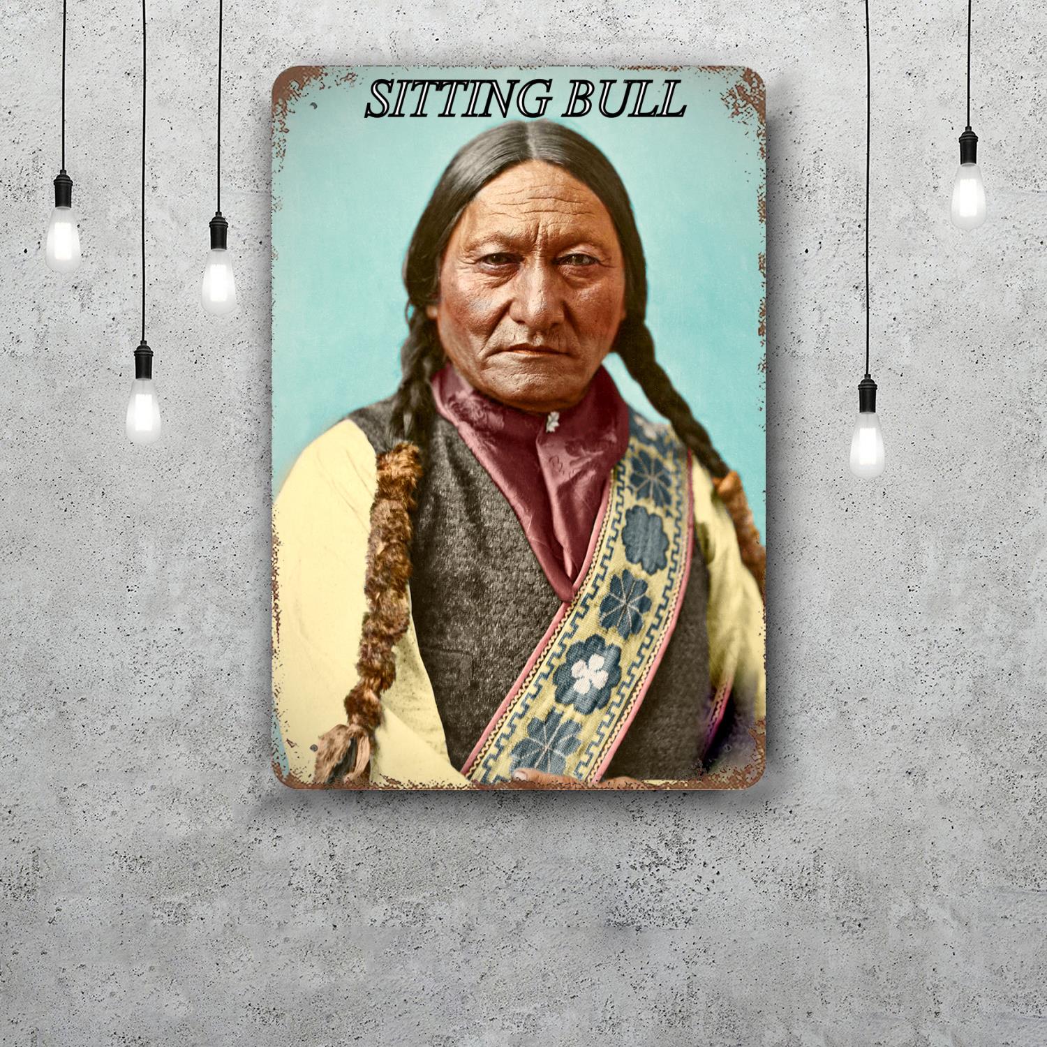 Sitting Bull Metal Signs wall decor Vintage Tin Signs Captain Metal Poster Decor for Bar Pub Club Wall Decoration 20x30cm(7.8x11.8inch)
Sitting Bull Metal Signs wall decor Vintage Tin Signs Captain Metal Poster Decor for Bar Pub Club Wall Decoration 20x30cm(7.8x11.8inch)