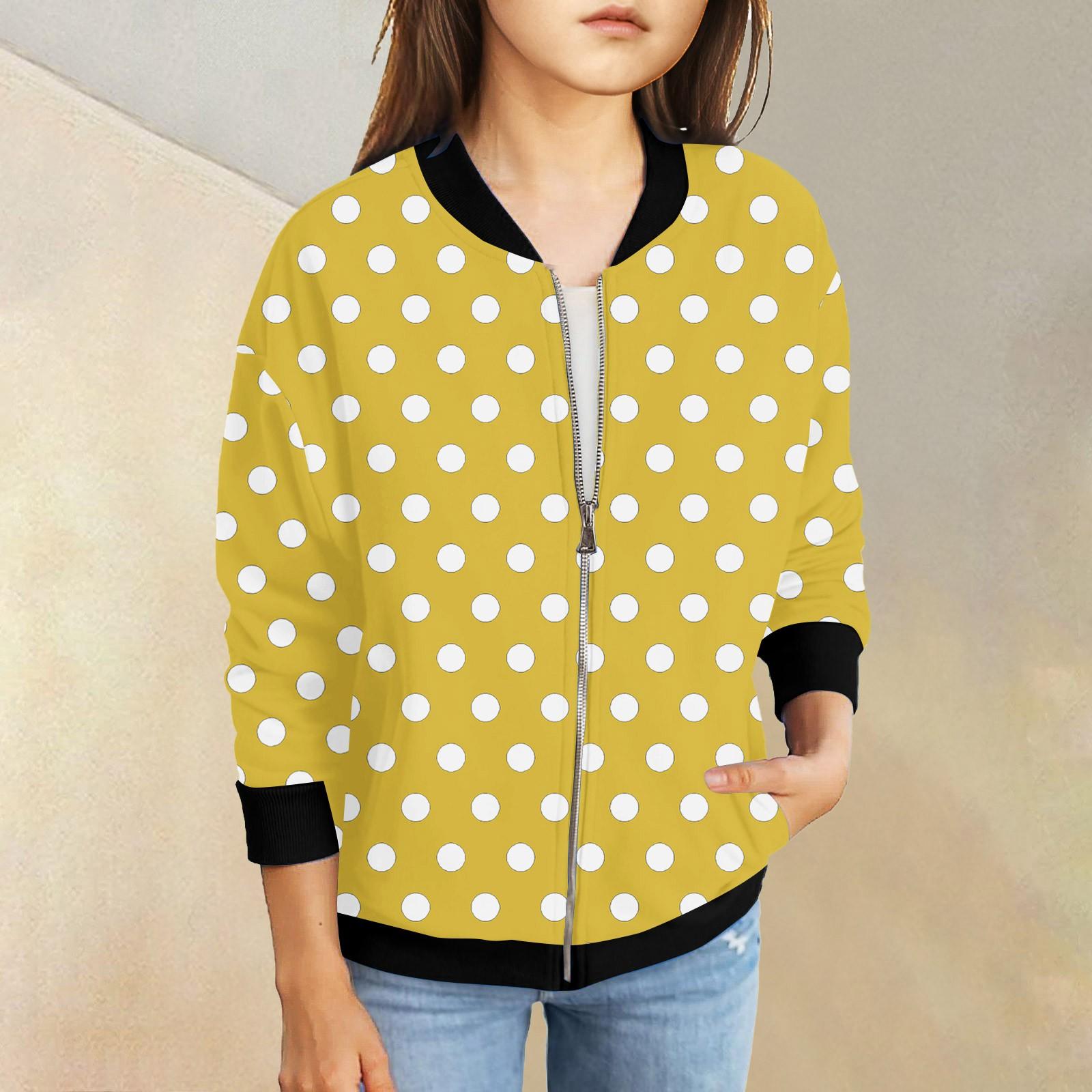 Куртки на блискавці для дівчаток, дитячі осінні світшоти з довгими рукавами, верхній одяг із кишенями 5-15 років 160
Куртки на блискавці для дівчаток, дитячі осінні світшоти з довгими рукавами, верхній одяг із кишенями 5-15 років 160