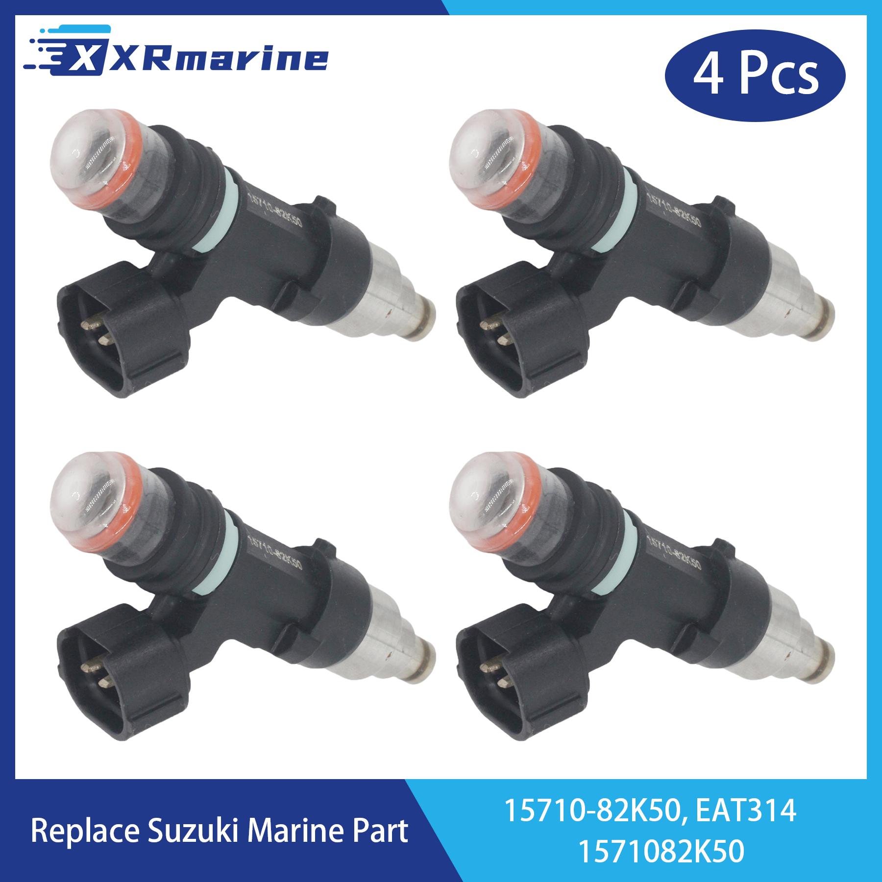4 Pcs Fuel Injectors 10 Holes 15710-82K50 EAT314 for Suzuki 4-Stroke Outboard Engine DF 70 80 90 100 115 140 HP 1571082K50 15710-82K50 EAT314
4 Pcs Fuel Injectors 10 Holes 15710-82K50 EAT314 for Suzuki 4-Stroke Outboard Engine DF 70 80 90 100 115 140 HP 1571082K50 15710-82K50 EAT314