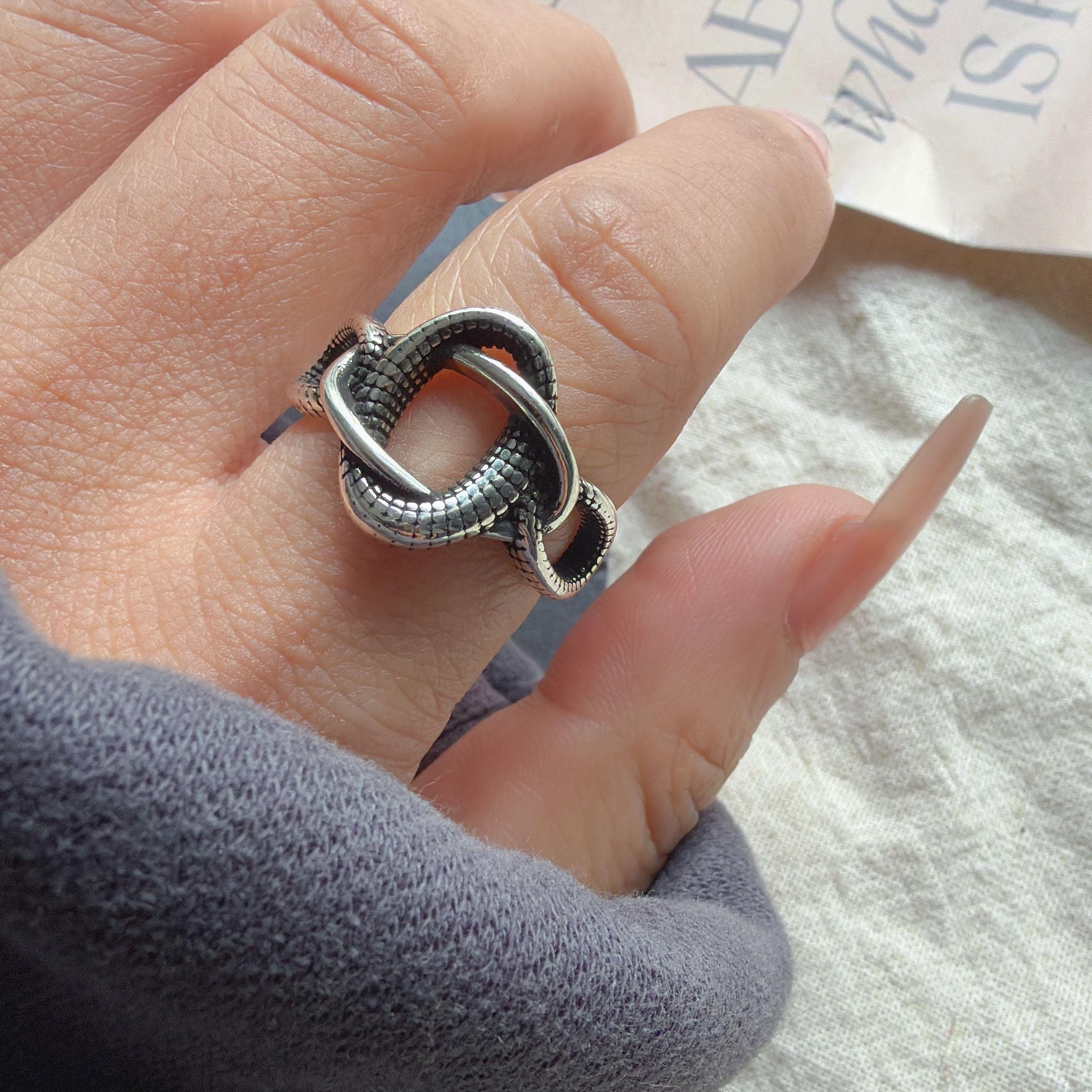 925 Sterling Silver Rings for Women Couple Minimalist Handmade Simple Big Retro Interline Ring Fine Jewelry Gift Prevent Allergy resizable
925 Sterling Silver Rings for Women Couple Minimalist Handmade Simple Big Retro Interline Ring Fine Jewelry Gift Prevent Allergy resizable