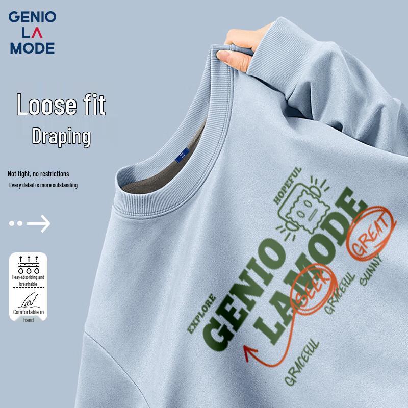 GENIOLAMODE Мужской свитшот из замши и бархата с флисовой подкладкой M
GENIOLAMODE Мужской свитшот из замши и бархата с флисовой подкладкой M