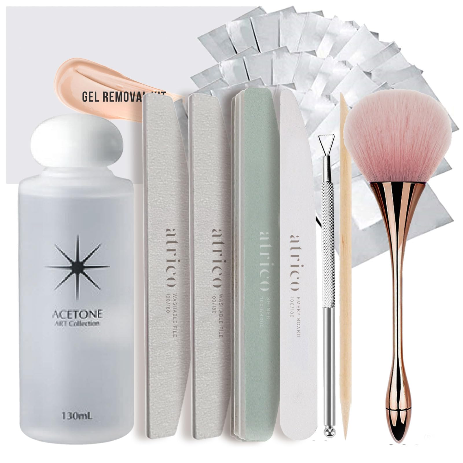 Space Nail Gel Nail Off Kit Off Acetone Made in 130ml Gel Removal Instruction Manual Nail Salon Made in Can also be used to remove acrylic nails (Gel
Space Nail Gel Nail Off Kit Off Acetone Made in 130ml Gel Removal Instruction Manual Nail Salon Made in Can also be used to remove acrylic nails (Gel