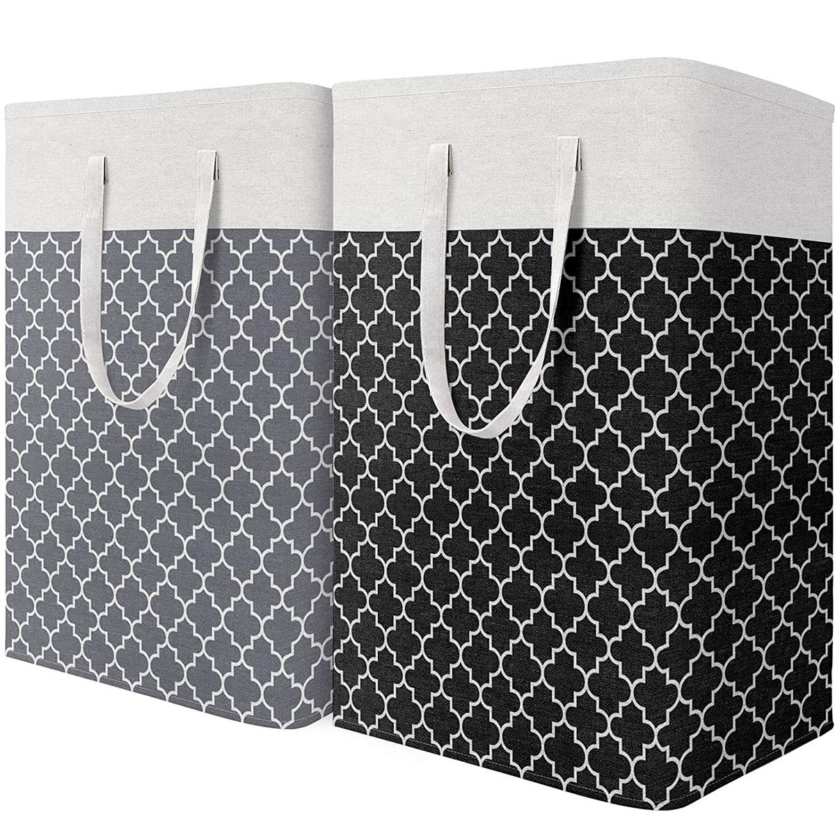 75L Waterproof Large Capacity Laundry Basket Cotton Linen Laundry Hamper with Handles Collapsible Laundry Storage Basket
75L Waterproof Large Capacity Laundry Basket Cotton Linen Laundry Hamper with Handles Collapsible Laundry Storage Basket