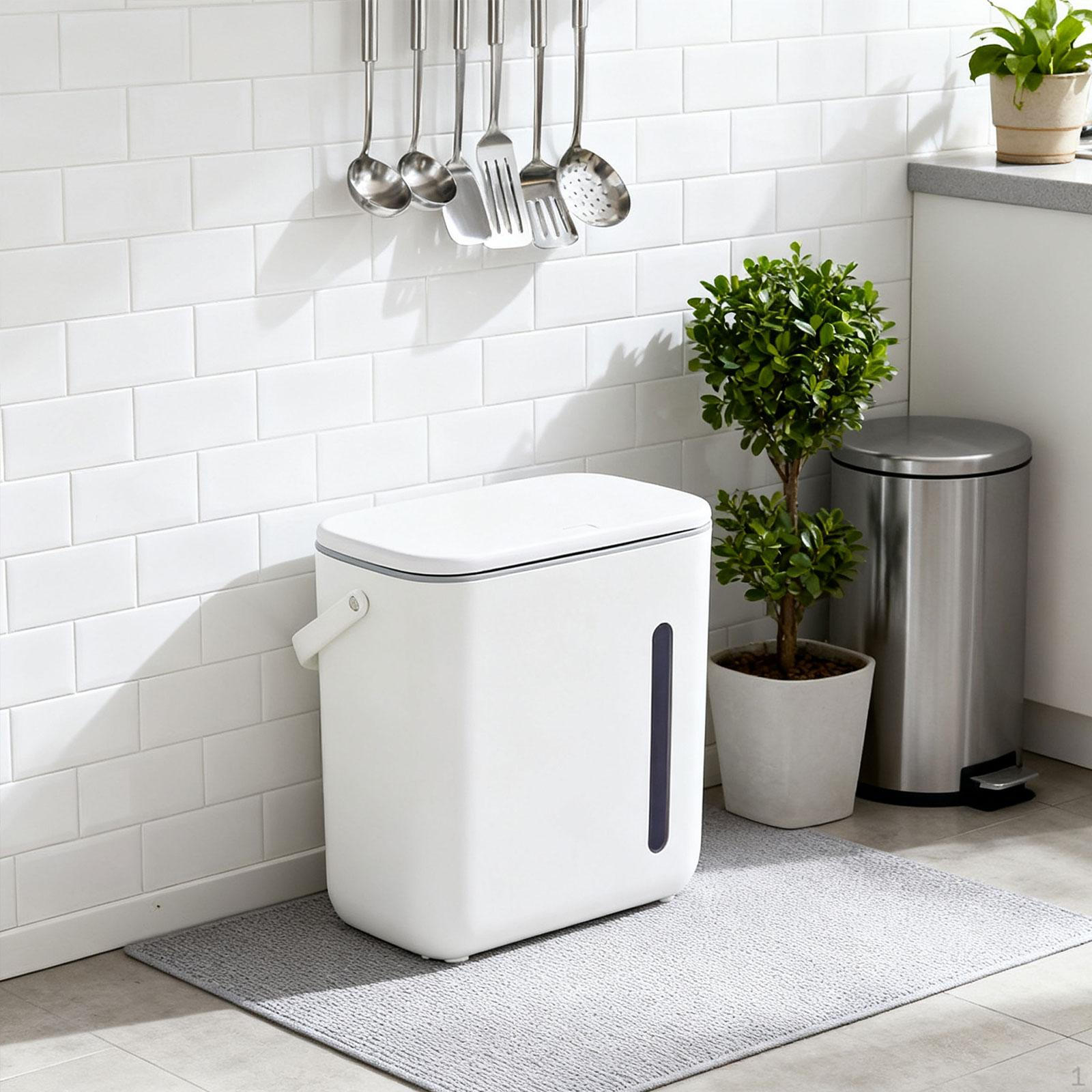 Trash Can with Lid Waste Bin Large Capacity Tea Residue Bucket Double Compartments Garbage
Trash Can with Lid Waste Bin Large Capacity Tea Residue Bucket Double Compartments Garbage