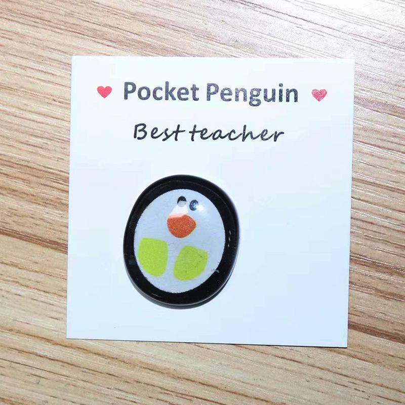 Pocket Hug Glass Penguin Gift with Greeting Card for Men and Women Pearlized Seal Bag Packaging
Pocket Hug Glass Penguin Gift with Greeting Card for Men and Women Pearlized Seal Bag Packaging