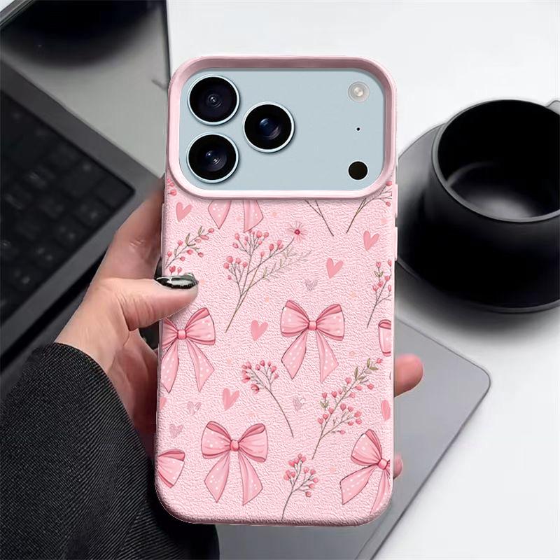 Case For iPhone 17 Pro Max Pink Bowknots Floral Pattern Leather Texture Silicone Cover For iPhone 16 Pro Max 15 14 13 12 11 Air 16E iPhone 17 Pro рожевий
Case For iPhone 17 Pro Max Pink Bowknots Floral Pattern Leather Texture Silicone Cover For iPhone 16 Pro Max 15 14 13 12 11 Air 16E iPhone 17 Pro рожевий