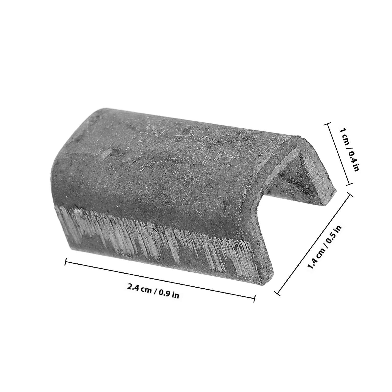 10Pcs Garden Hoe Clips Steel Hoe Head Parts Reinforcement Fixing Tool for Hand Hoes Digging Axes Maintenance Replacement
10Pcs Garden Hoe Clips Steel Hoe Head Parts Reinforcement Fixing Tool for Hand Hoes Digging Axes Maintenance Replacement
