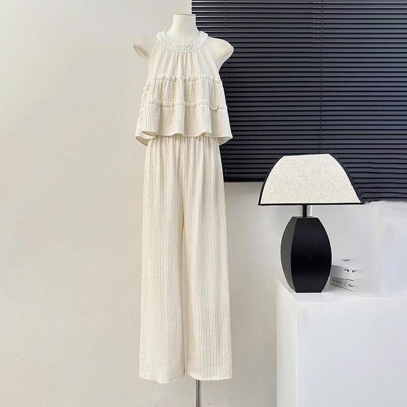 2 предмета Летний костюм Женский Майка без рукавов Брюки Двойка Удобный Топ с коротким рукавом и Длинные брюки Свободный Повседневный костюм M белый
2 предмета Летний костюм Женский Майка без рукавов Брюки Двойка Удобный Топ с коротким рукавом и Длинные брюки Свободный Повседневный костюм M белый