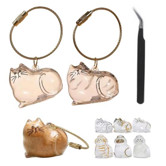 Cat Hair Storage Bottle for Collecting Cat And Dog Hair Transparent Pet Fur Keepsake Keychain with Tweezer Pet Memorial Gift B
Cat Hair Storage Bottle for Collecting Cat And Dog Hair Transparent Pet Fur Keepsake Keychain with Tweezer Pet Memorial Gift B