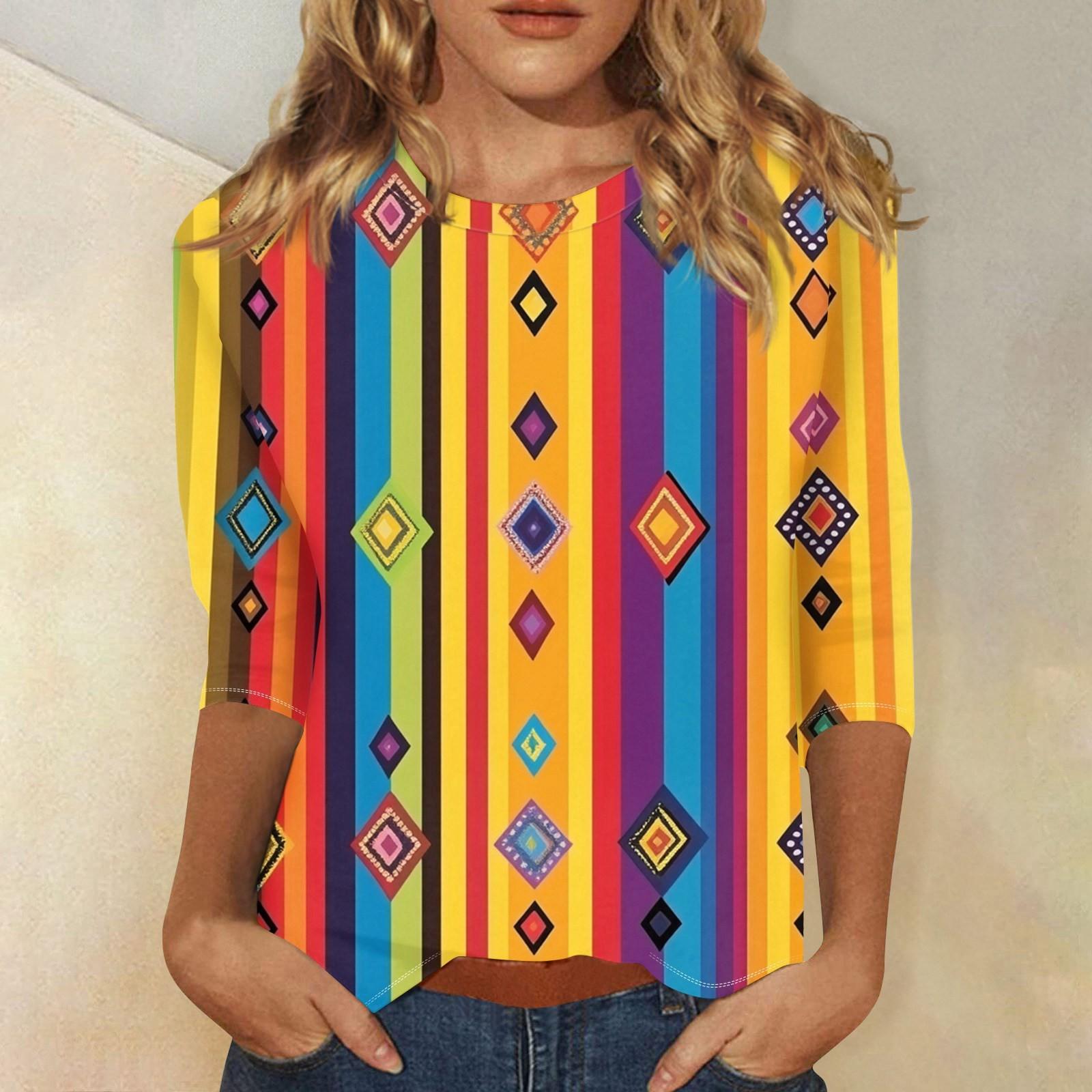 Женская мода свободный повседневный топ с семью рукавами и круглым вырезом с карнавальным принтом XL жёлтый
Женская мода свободный повседневный топ с семью рукавами и круглым вырезом с карнавальным принтом XL жёлтый