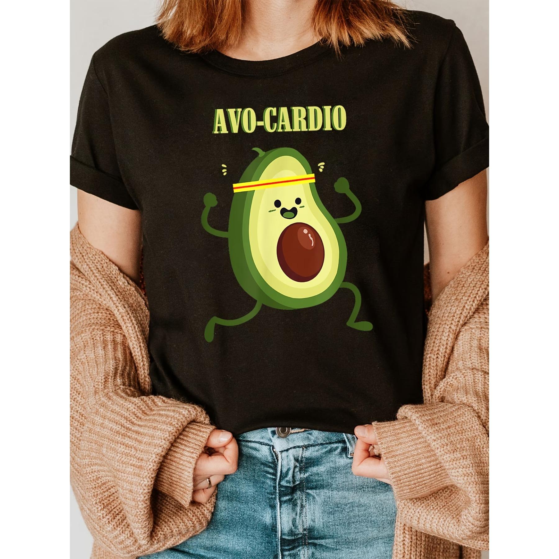 Women s Avocado Fitness Cartoon Print T-Shirt - Short Sleeve Crew Neck Casual Top XXL чорний
Women s Avocado Fitness Cartoon Print T-Shirt - Short Sleeve Crew Neck Casual Top XXL чорний