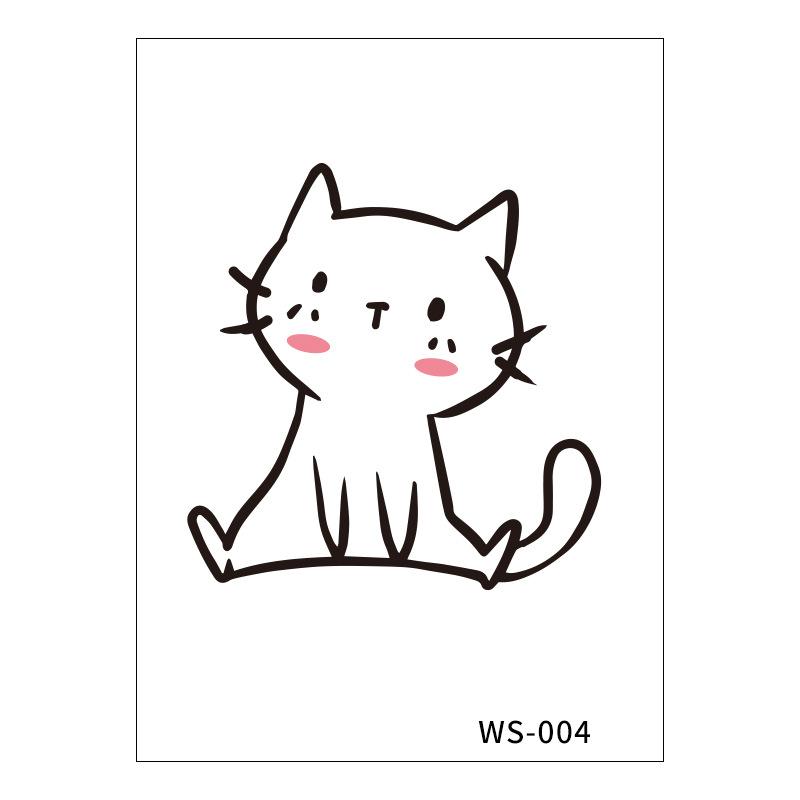 Красивая наклейка Мультяшная наклейка тату Милая животная кошка наклейка тату Водонепроницаемая стойкая наклейка тату Мужчины и женщины 45*65mm
Красивая наклейка Мультяшная наклейка тату Милая животная кошка наклейка тату Водонепроницаемая стойкая наклейка тату Мужчины и женщины 45*65mm