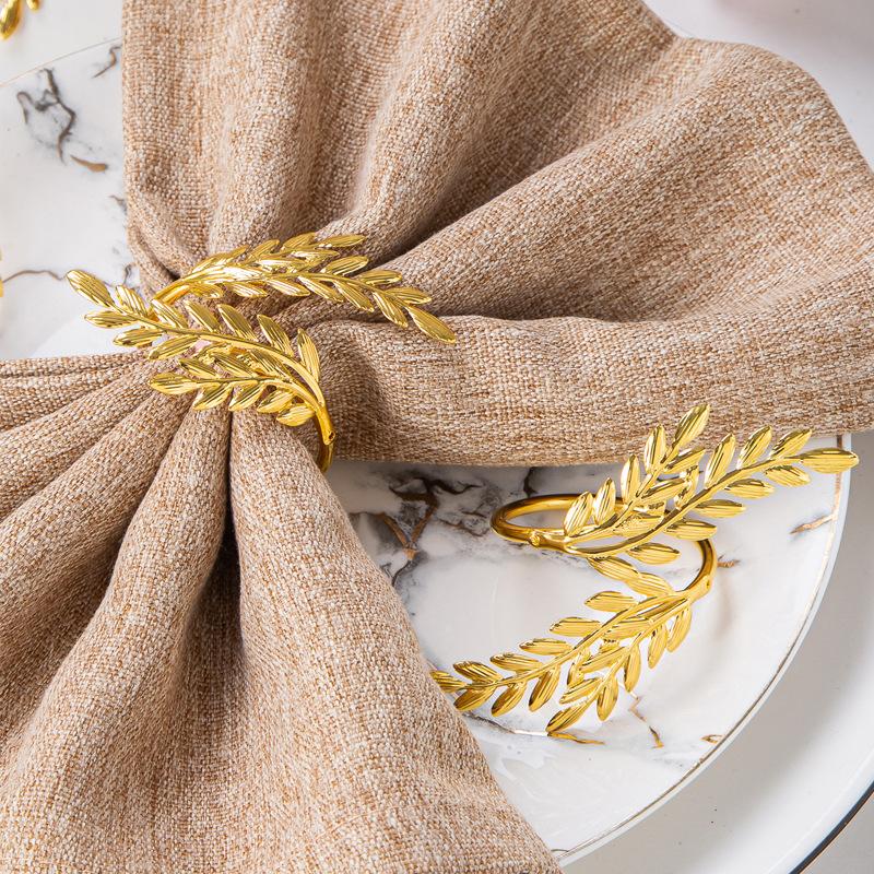 Wheat Ear Leaf Napkin Ring, Napkin Buckle, Leaf Napkin Ring, Metal Ring, Hotel Display Table, Strong Manufacturer, Party Decoration Supplies Pack of 1
Wheat Ear Leaf Napkin Ring, Napkin Buckle, Leaf Napkin Ring, Metal Ring, Hotel Display Table, Strong Manufacturer, Party Decoration Supplies Pack of 1