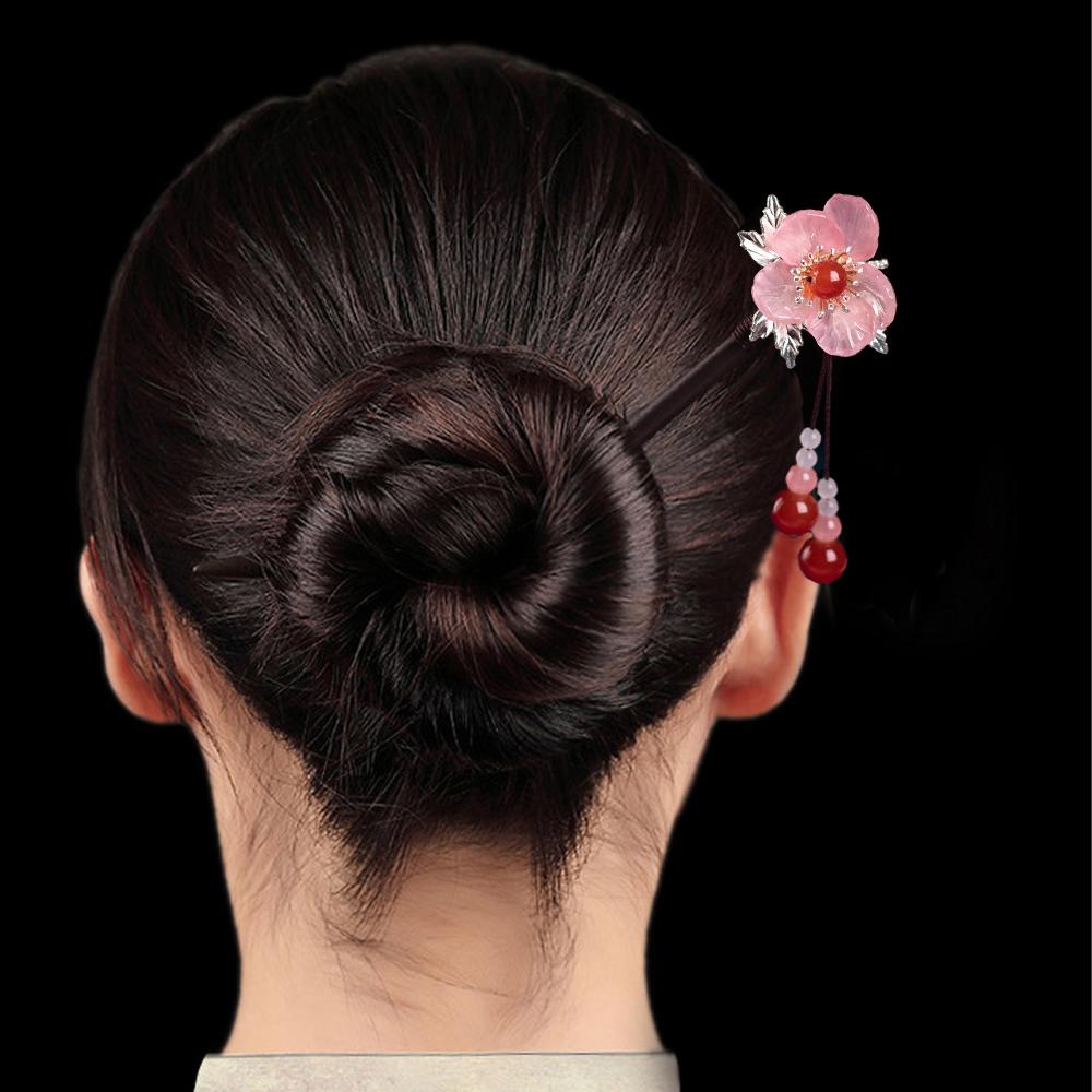Crystal Tassel Flower Imitation Hanfu Headdress Hair Chopsticks Wooden Hair Sticks Hair Fork A
Crystal Tassel Flower Imitation Hanfu Headdress Hair Chopsticks Wooden Hair Sticks Hair Fork A