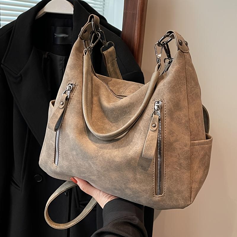 Vintage Synthetic Faux Leather Handbag with Multiple Pockets Large Capacity Zipper Closure Adjustable Strap Golden Te Hardware хакі
Vintage Synthetic Faux Leather Handbag with Multiple Pockets Large Capacity Zipper Closure Adjustable Strap Golden Te Hardware хакі