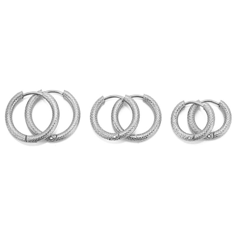 6pcs 10/12/14mm Stainless Steel Gold Color Round Ear Rings Grid Texture Hoop Earrings for Women Female Fashion Luxury Jewelry 10mm
6pcs 10/12/14mm Stainless Steel Gold Color Round Ear Rings Grid Texture Hoop Earrings for Women Female Fashion Luxury Jewelry 10mm