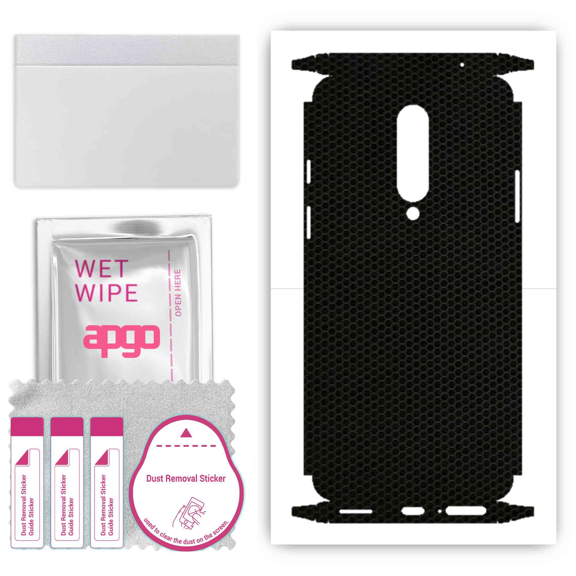apgo Protective Skin Sticker for the back+sides compatible with OnePlus 8, Full Wrap Film, Foil, Vinyl - Pattern Matrix
apgo Protective Skin Sticker for the back+sides compatible with OnePlus 8, Full Wrap Film, Foil, Vinyl - Pattern Matrix