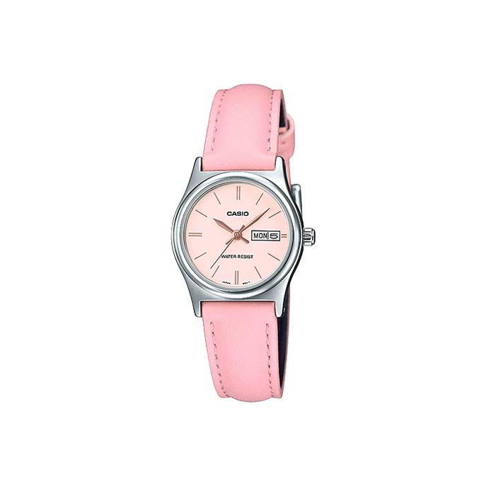 Casio Standard Series Fashionable Business Casual Versatile Classic Date Weekday Display Waterproof Quartz Movement Women watches Pink LTP-V006L-4B Pink Watch Dial
Casio Standard Series Fashionable Business Casual Versatile Classic Date Weekday Display Waterproof Quartz Movement Women watches Pink LTP-V006L-4B Pink Watch Dial