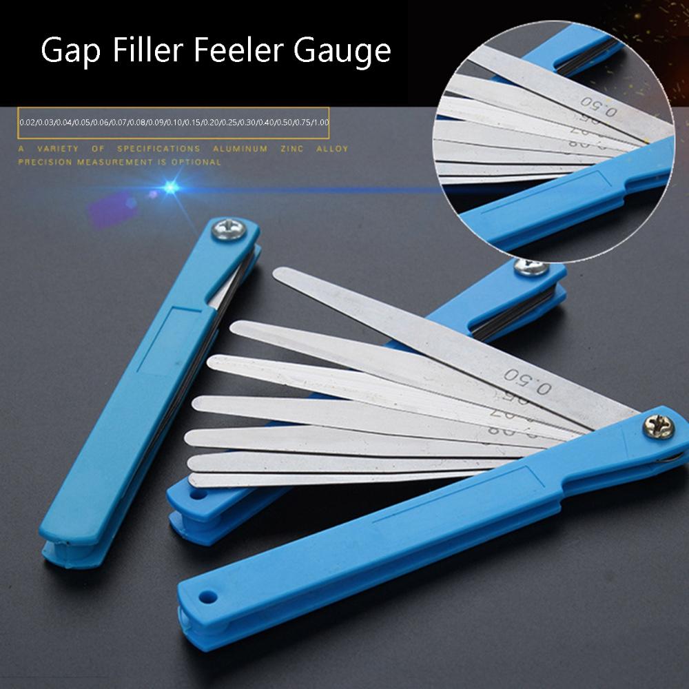 Metering Stainless Steel Measurement Tappet Measuring Tool Feeler Gauge Thickness Gauge Gap Filler 17 Blades
Metering Stainless Steel Measurement Tappet Measuring Tool Feeler Gauge Thickness Gauge Gap Filler 17 Blades