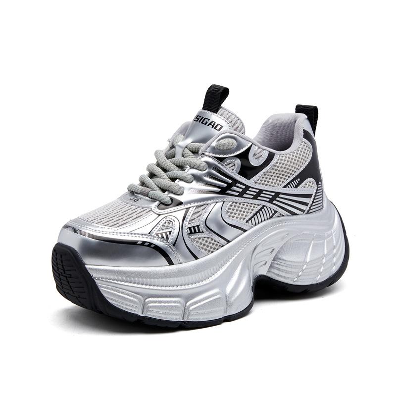 Inner heightening polyurethane dad shoes women s 2025 new spring versatile fried street muffin platform casual sports shoes 42 серебряный
Inner heightening polyurethane dad shoes women s 2025 new spring versatile fried street muffin platform casual sports shoes 42 серебряный